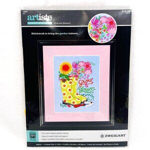 Artiste Counted Cross Stitch Kit "Grow & Blossom"  New (2015)